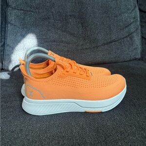 Flux Adapt Runner Women's Sizes Orange Running Athletic Barefoot Knit Shoes
